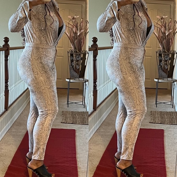 Sneak Print Two-piece Set - Picture 5 of 6